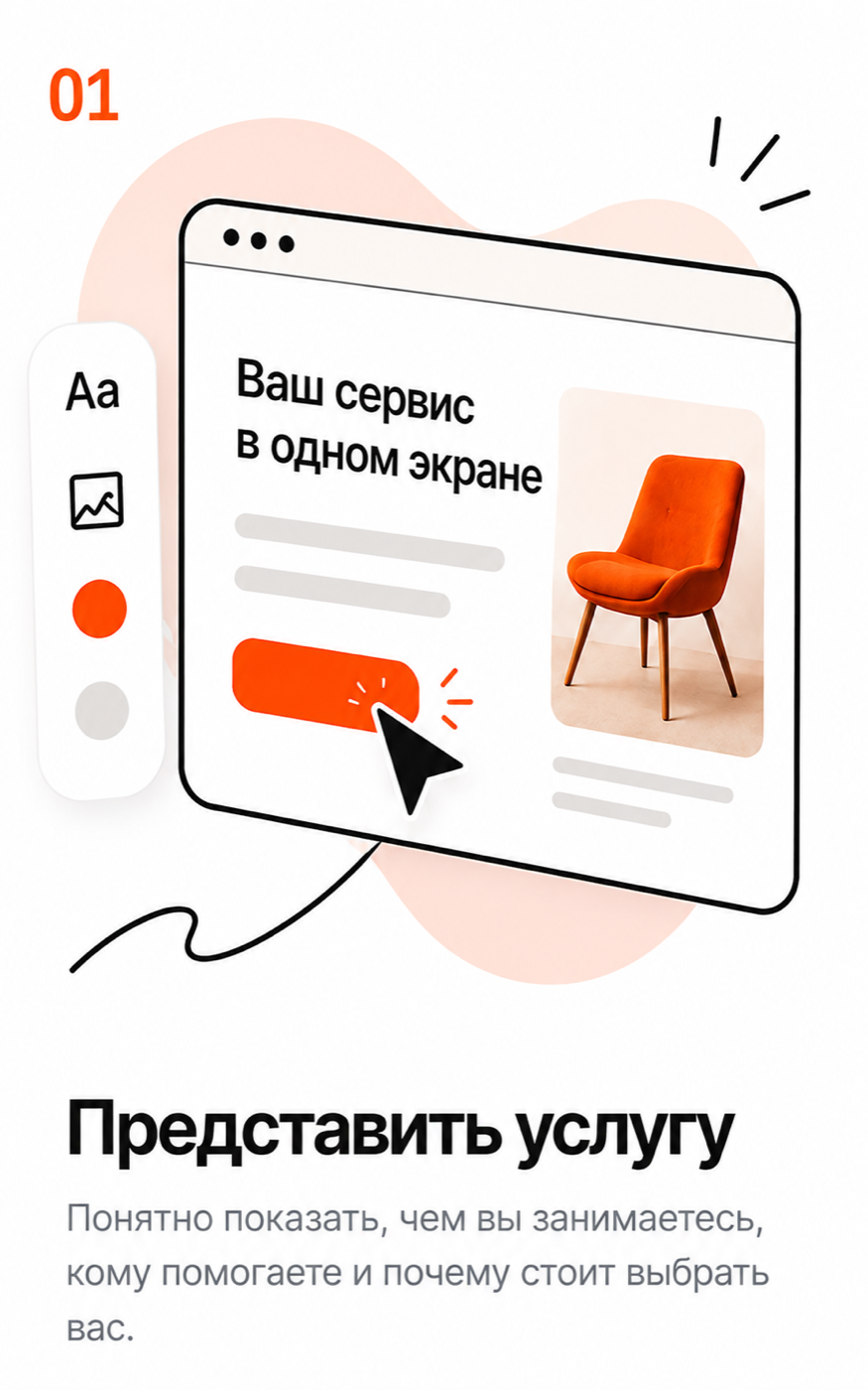 Представить услугу